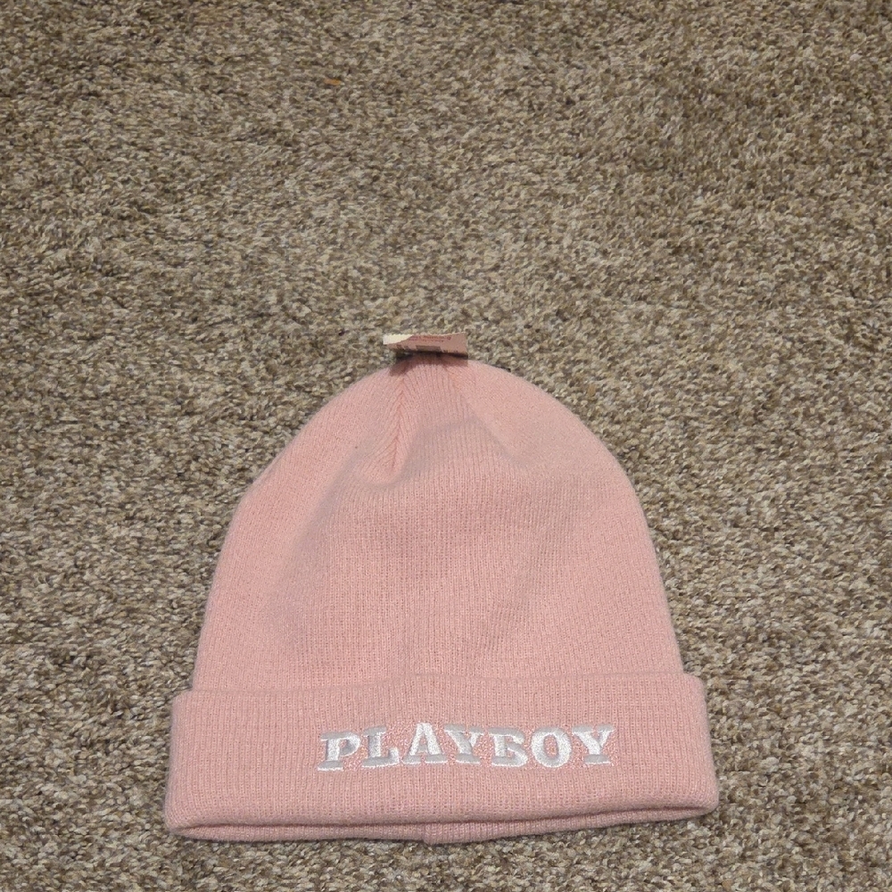 Pink Playboy Beanie